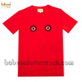 embroidery-eyes-women-red-t-shirt-bb2211
